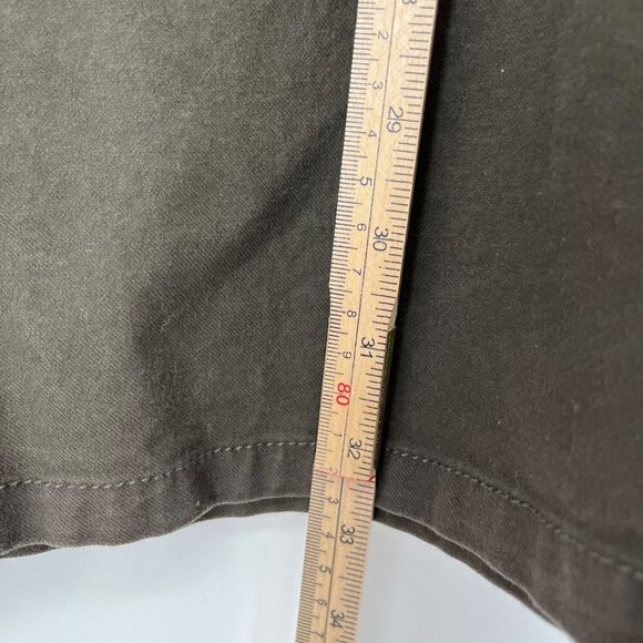 Cabi Womens Stadium Wide Leg Pant Size 8 Brown Flare Zipper Ankle Casual #184 - Picture 12 of 14